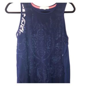Navy Blue Tank Top